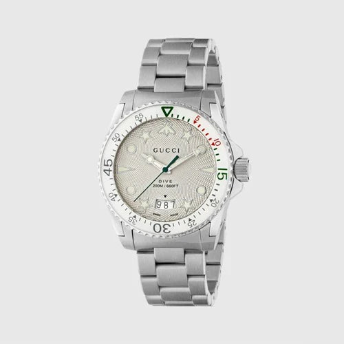구찌 체인 스트랩 다이브 시계 40mm 화이트판 · 오** 고객님