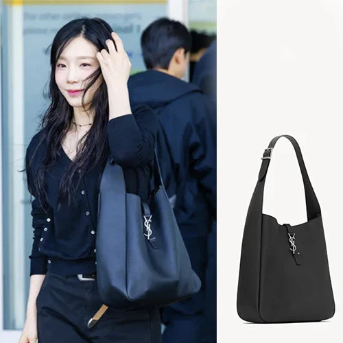 생로랑 르 5 À 7 소프트 라지 숄더백 블랙/은장 (이청아,김나영,태연 착용) · 정** 고객님