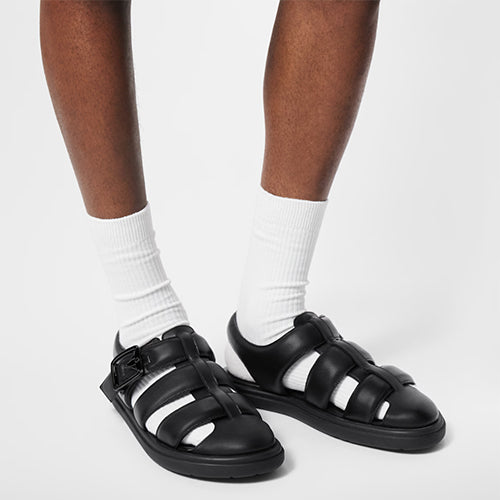 루이비통 베니스 샌들 블랙