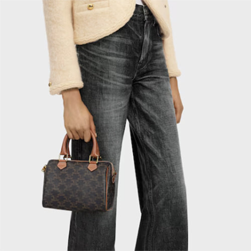 셀린느 스몰 보스턴 퀴르 트리옹프 핸드크로스백