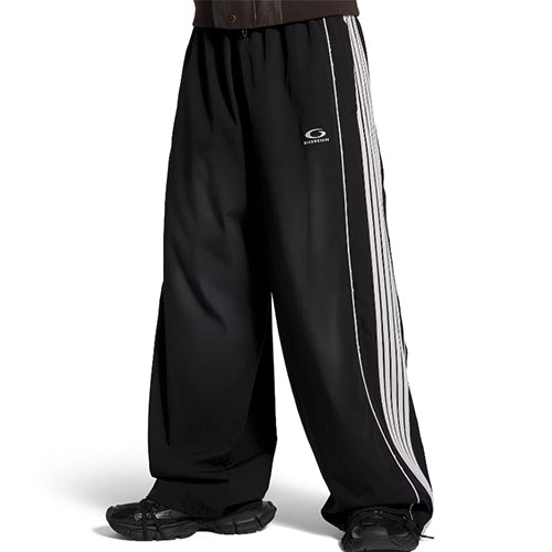 발렌시아가 라지 트랙수트 팬츠 블랙