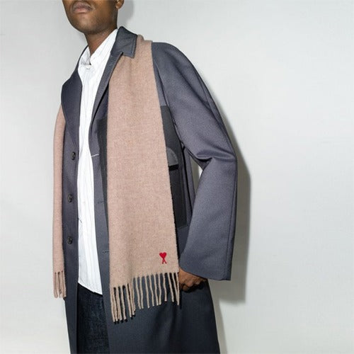 (국내배송, 당일출고) 아미 드 꾀흐 하트 로고 울 머플러 ~4Color~