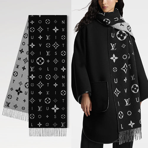 루이비통 레이캬비크 2.0 머플러 블랙