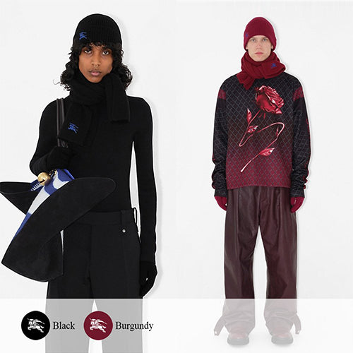 (국내배송, 당일출고) 버버리 기마 로고 골지 비니 ~2Color~