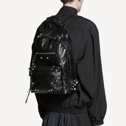 발렌시아가 르 카골 백팩 블랙