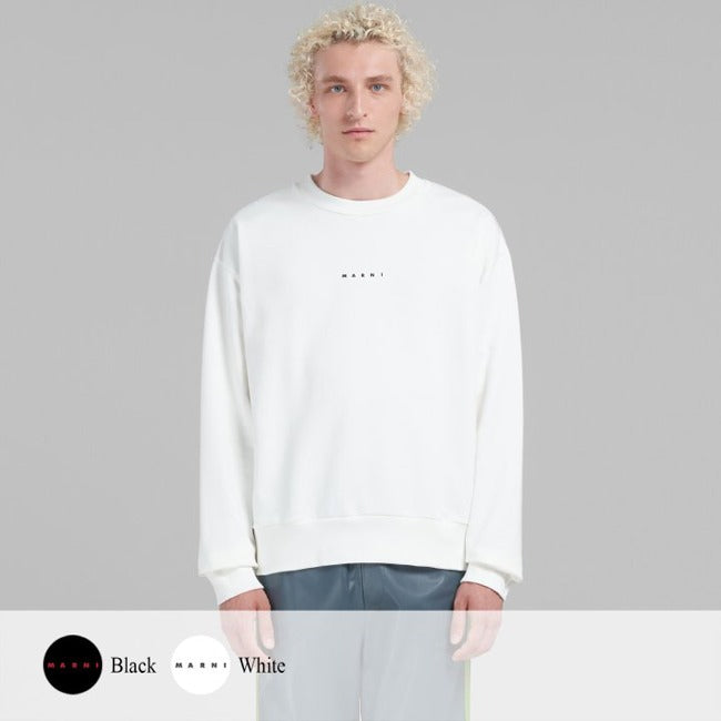 (국내배송, 당일출고) 마르니 센터 로고 스웨트 셔츠 맨투맨 ~2Color~