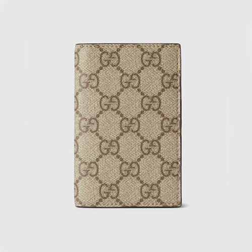 구찌 GG 엠블럼 바이폴드 카드 케이스지갑 베이지