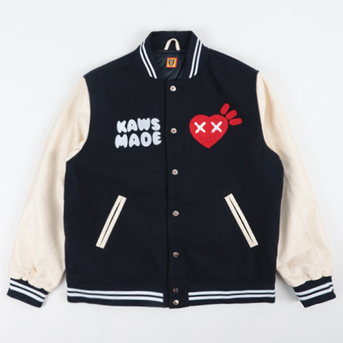 (국내배송) 휴먼메이드 x 카우스 바시티 자켓