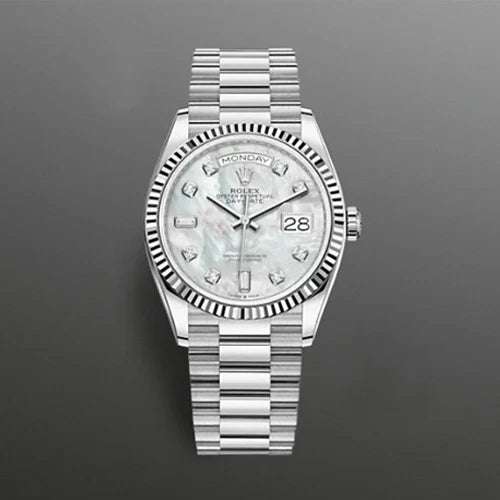로렉스 DAY-DATE 오이스터 화이트 골드 진주자개 다이얼 36MM · 박** 고객님