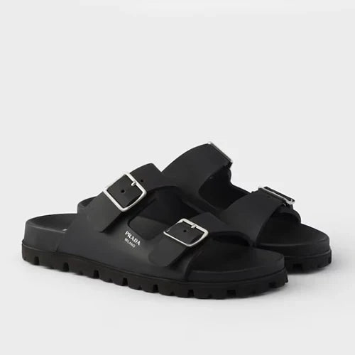 프라다 러버 슬라이드 블랙 · 신** 고객님