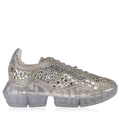 지미추 쉬머 로우탑 트레이너 크리스탈 Jimmy Choo shimmer low top Trainers Crystal 1:1분해제작 하이퀄리티