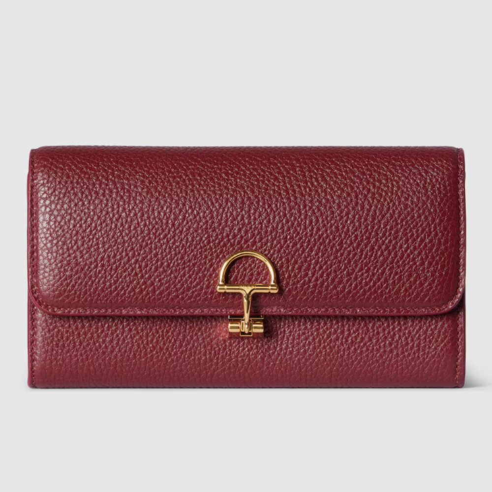 구찌 소프트빗 장지갑 레드