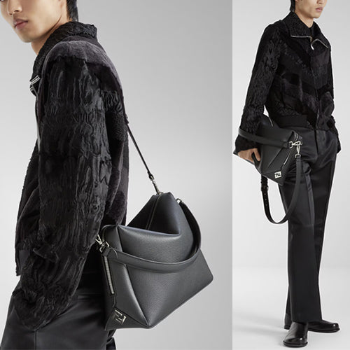 펜디 루이 라지 크로스백 블랙