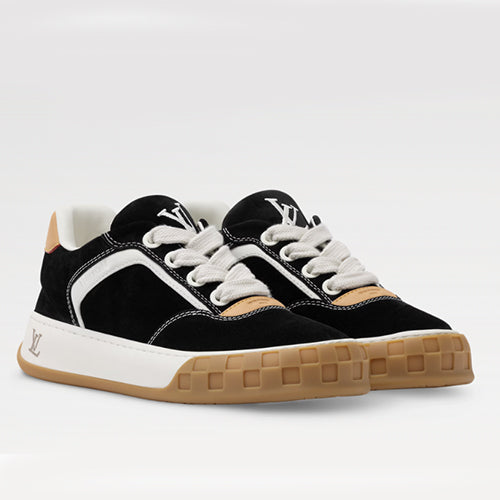 루이비통 LV 틸티드 스니커즈 블랙