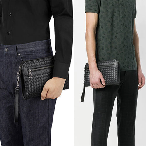 보테가베네타 도큐먼트 케이스 블랙