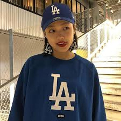 (국내배송) KITH X MLB 콜라보레이션 LA 맨투맨 & 팬츠 SET - 남여공용!!!! 단품구매가능!!!