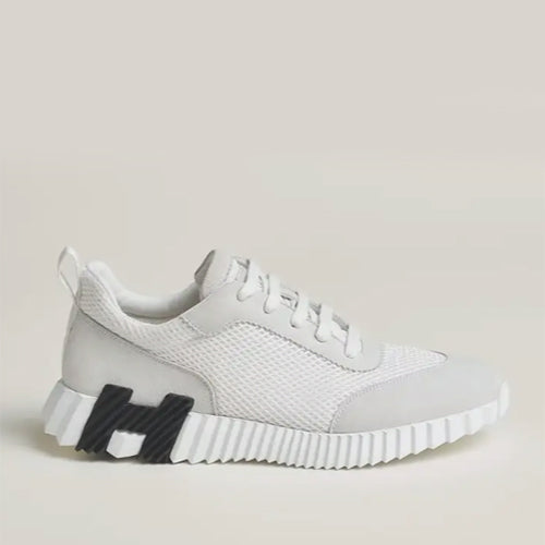 에르메스 바운싱 그래픽 메쉬 스니커즈 화이트