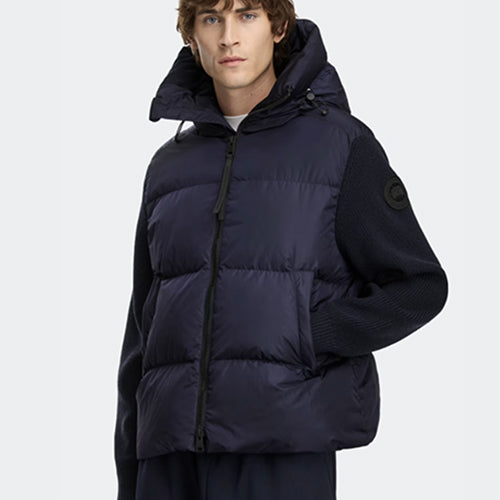 캐나다구스 하이브릿지 그로브 니트 후디 네이비