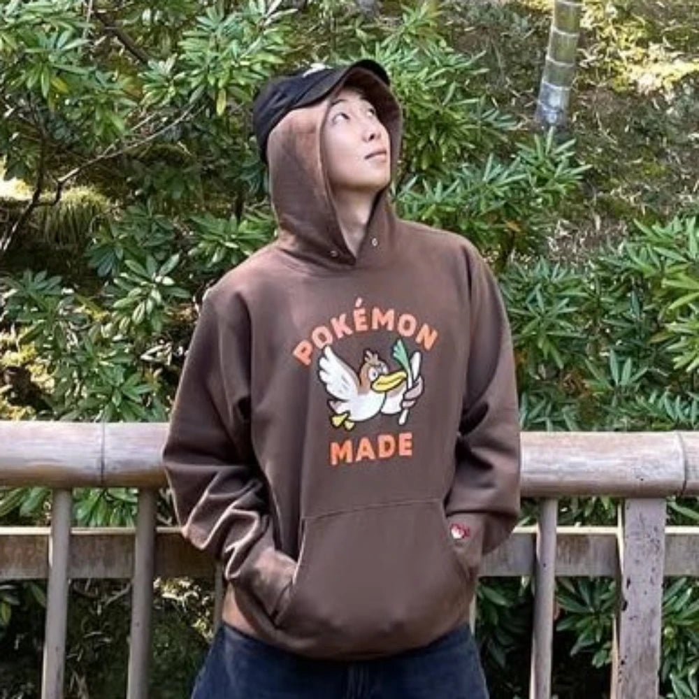 (국내배송, 당일출고) 휴먼 메이드 X 포켓몬 메이드 헤비웨이트 후드 티셔츠 ~2Color~ (BTS RM 착용)